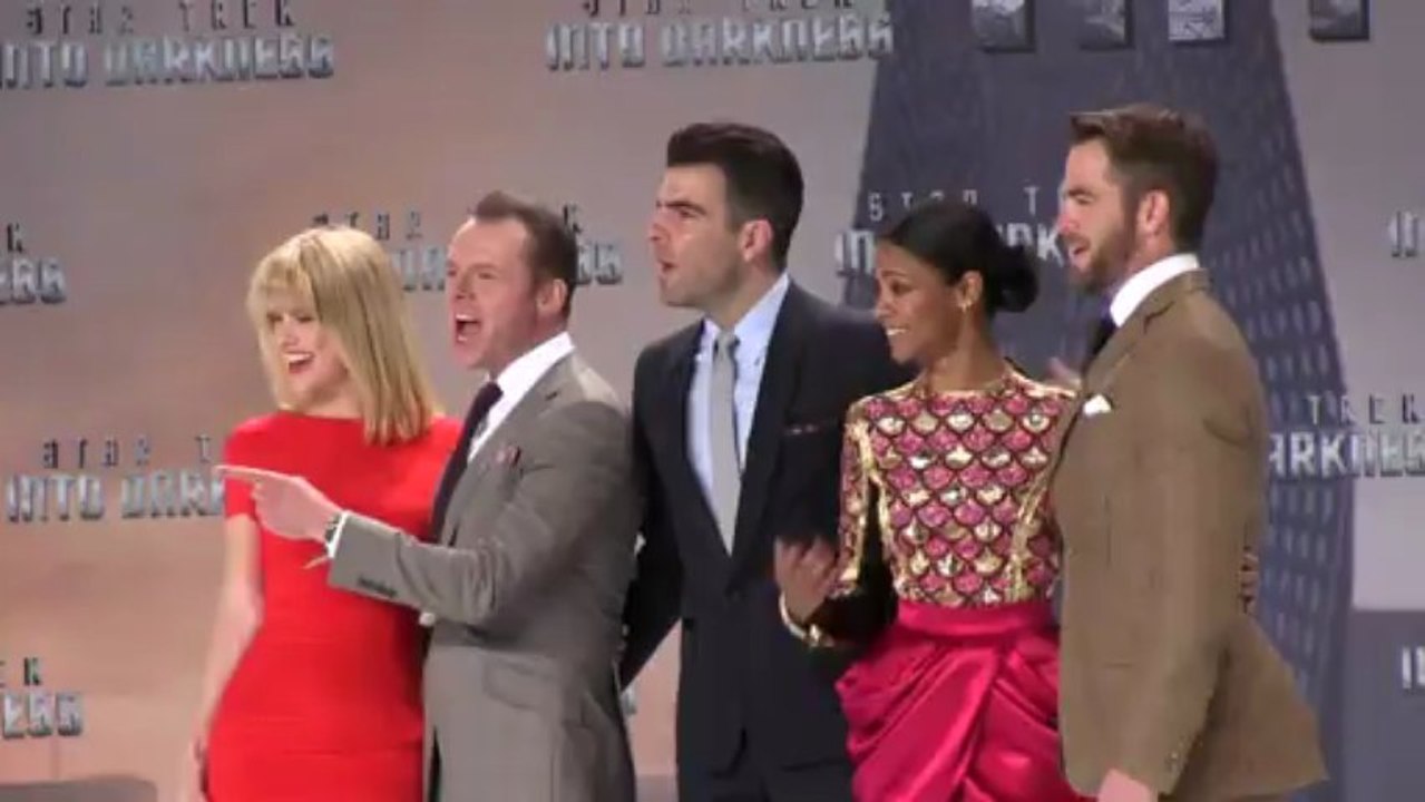 Schwarzer Teppich in Berlin für 'Star Trek into Darkness'