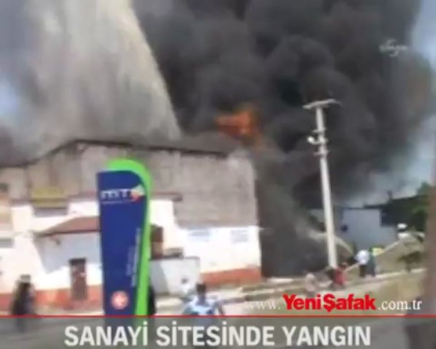 Sanayi sitesinde yangın