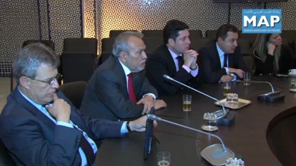 مباحثات السيد الصبار مع وفد برلماني كولومبي