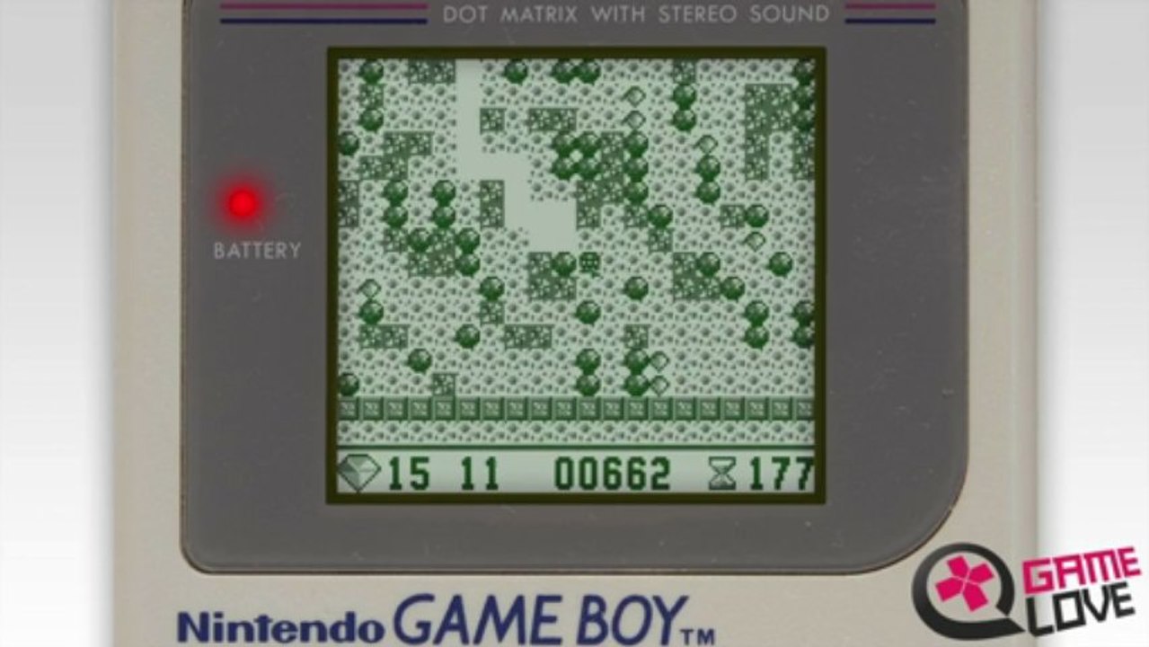 Boulder Dash : Attention, chutes de cailloux