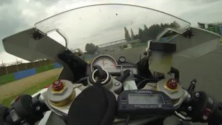 BMW S1000rr Magny Cours session7 ( 1min56) 29/04/2013