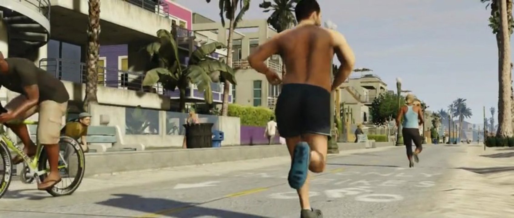 Grand Theft Auto V -  Trailer de Michael, Franklin et Trevor