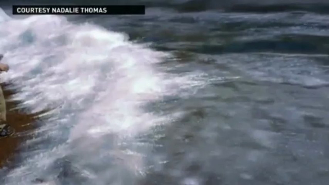 Ледяные иглы на озере в Миннесоте