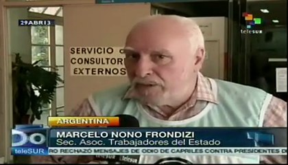 Protesta en Buenos Aires contra la represión en el Borda