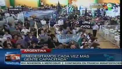 Fernández resalta la importancia de nacionalizar YPF