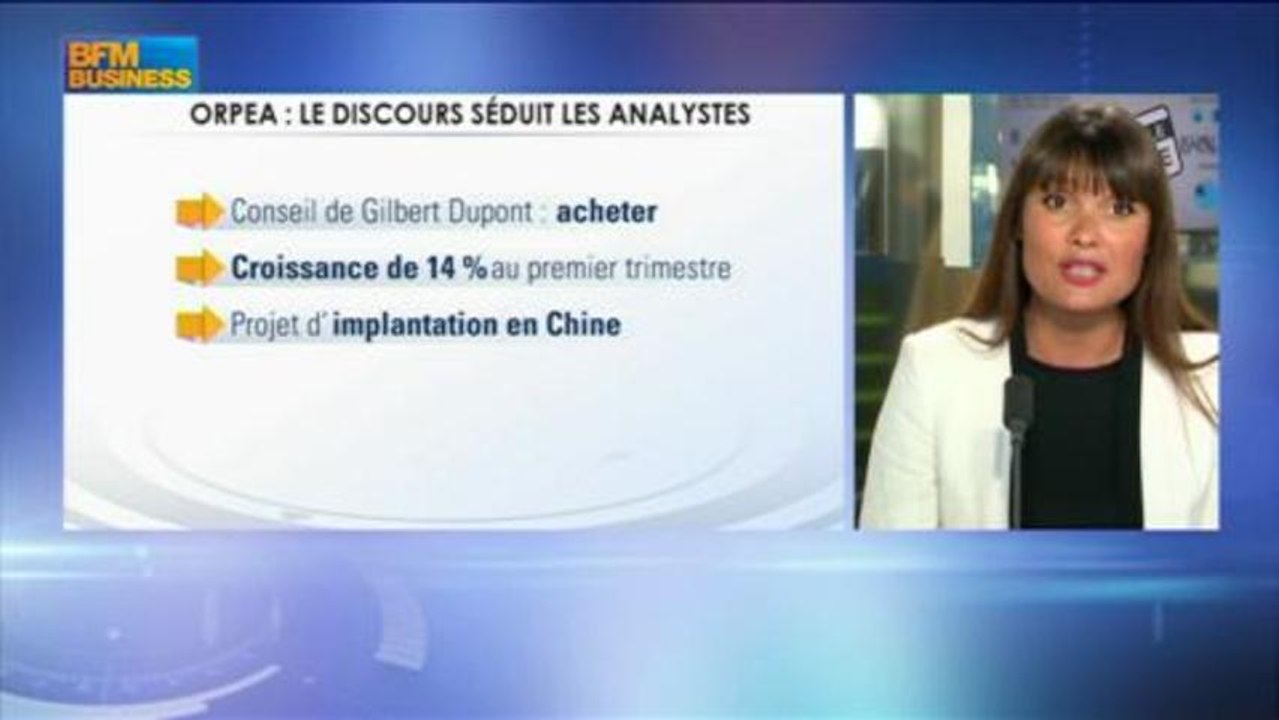Le conseil "santé" d'Alice Lhabouz : ORPEA - 30 avril - BFM : Intégrale Bourse