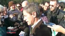 Rifiuti, Alemanno al corteo di Valle Galeria: 