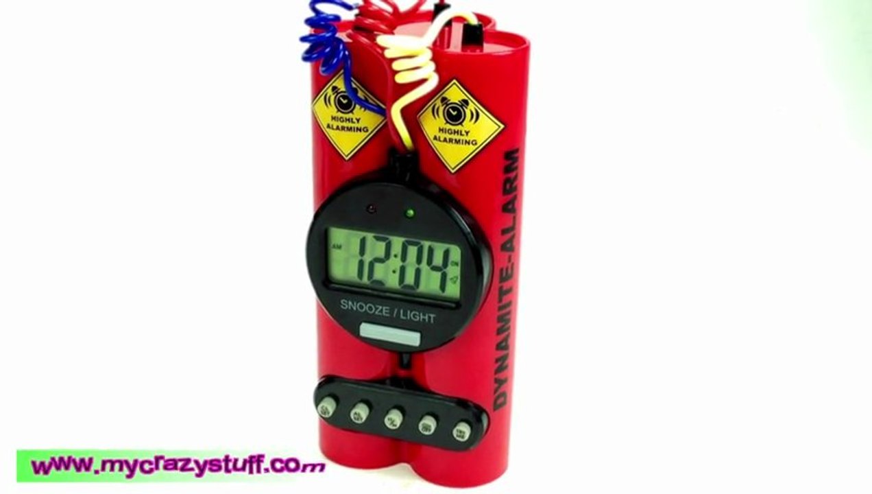 Réveil bombe dynamite - Mycrazystuff.com