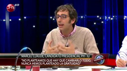 Tolerancia cero - Candidato Presidencial Marcel Claude (PH-IU) 28 de Abril