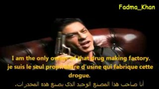 Shah Rukh Khan @IamSRK - Don Says 1-10 with English French and arabic Subtitles