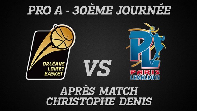 Réaction de Christophe Denis - J30 - Réception du Paris-Levallois