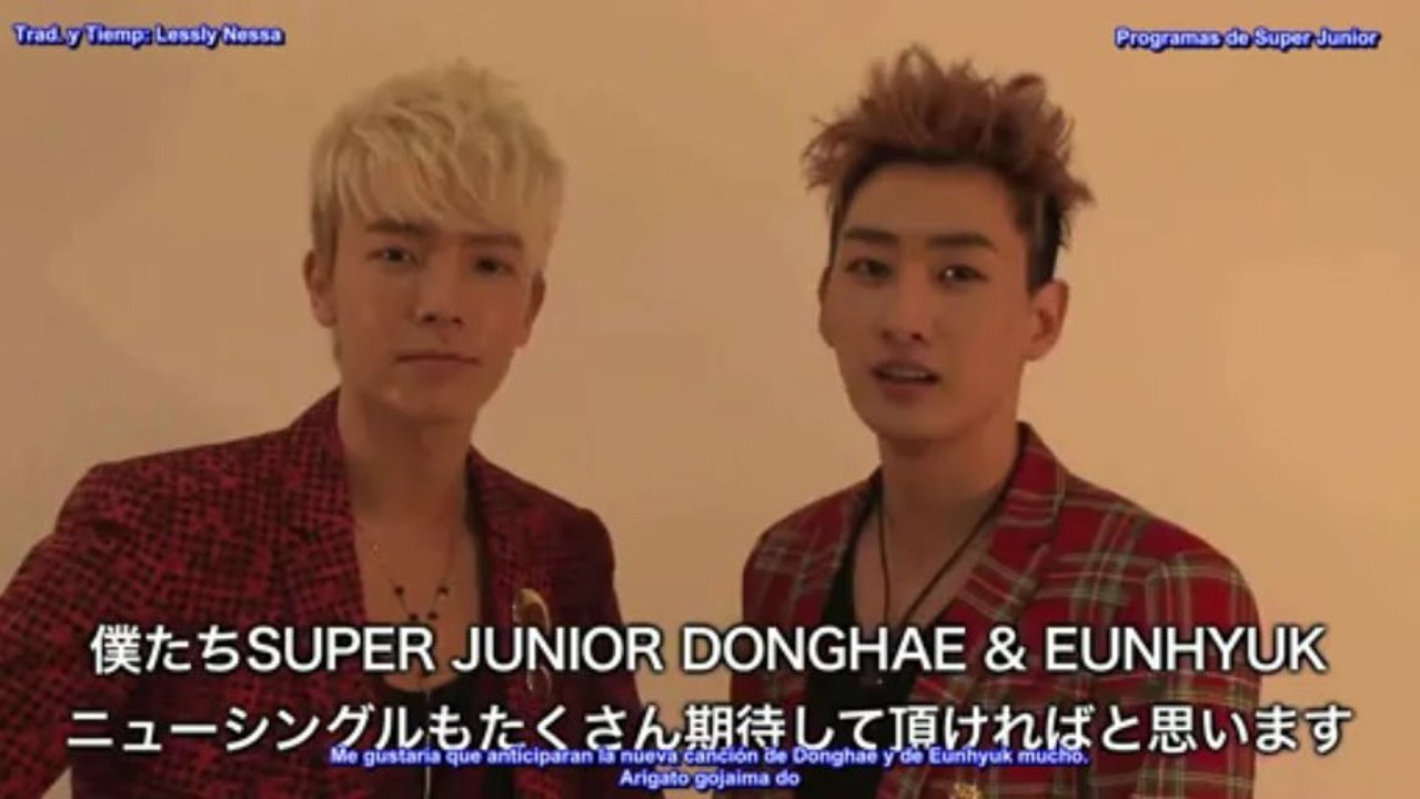 DONGHAE & EUNHYUK -I WANNA DANCE- ANUNCIO