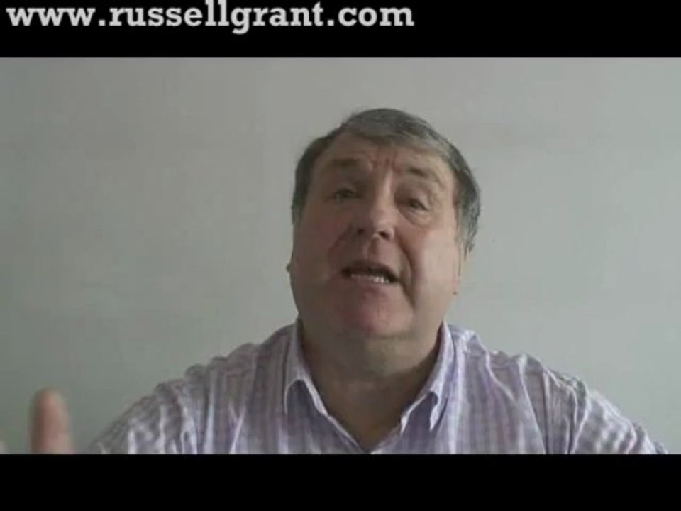 Russell Grant Video Horoscope Virgo May Wednesday 1st 2013 www.russellgrant.com