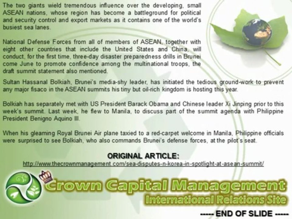 Jakarta Capital Environmental Blog: Crown Eco Management