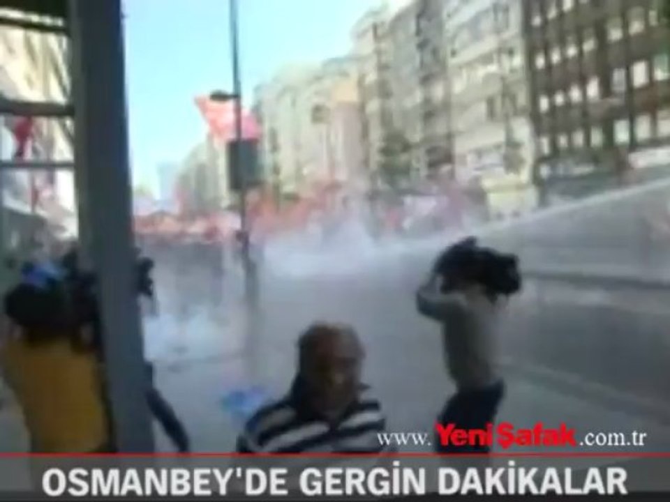 Osmanbey'de gergin dakikalar