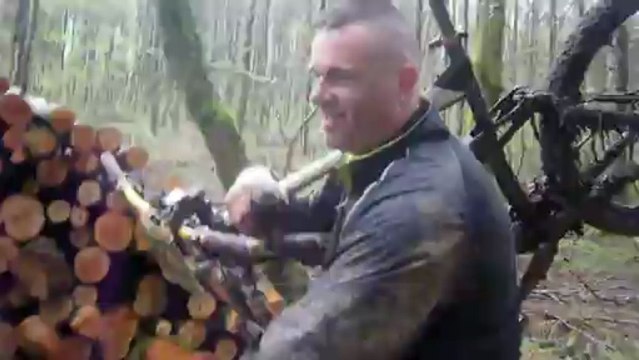 Un vrai bucheron franc-comtois à la diagonale du Doubs