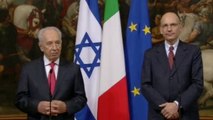 Roma - Dichiarazioni stampa di Letta e Peres (30.04.13)