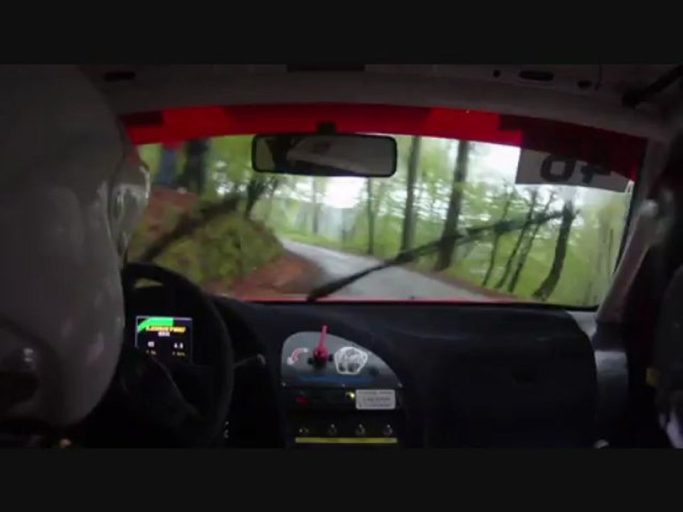 rallye des gueules noires 2013 es 1 jacquet alexandre/parent tiphaine saxo A6 3ème  temps scratch