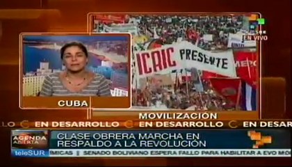 Cuba rinde homenaje al Comandante Chávez el Día del Trabajo