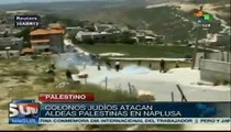 Colonos judíos atacan a palestinos en Cisjordania
