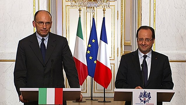 Point de presse avec M. Enrico LETTA, président du Conseil des ministres de la République italienne