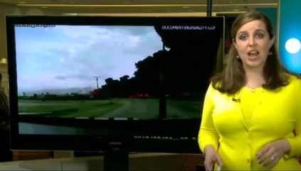 747 crashes, explodes on tape | USA NOW video