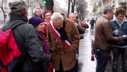 Manifestation pour libérer Mme Purevhuu
