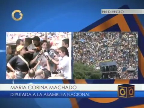 Machado: Casos de agresión en la AN os casos serán llevados a las instancias internacionales