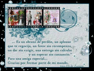 Gracias por tu amistad