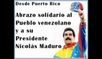 Abrazo de Puerto Rico al Pueblo Bolivariano