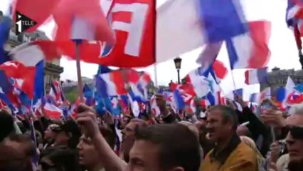 Dans le cortège du Front National