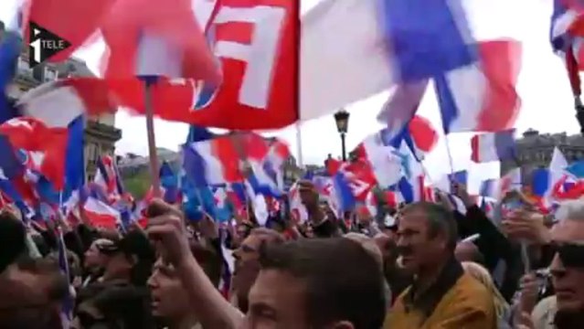 Dans le cortège du Front National