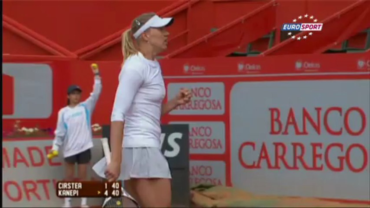 WTA Portugal - 2nd Rd: Cirstea (5) V Kanepi