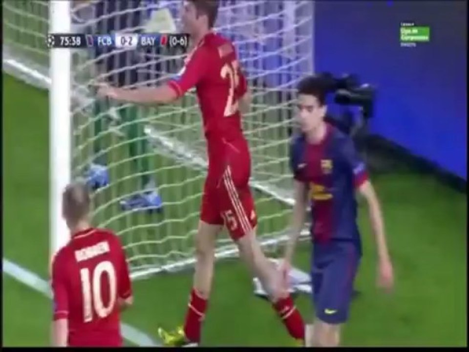 BARCELONA-BAYERN MUNICH 0-3 (GOALS) C.L.
