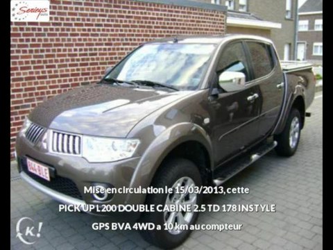 MITSUBISHI PICK UP L200 DOUBLE CABINE Diesel neuve à 27200 €