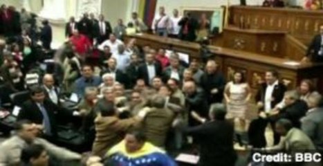 Venezuelan Parliament Fist-Fights Over Election