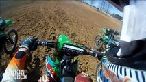 Motorcycle Pile Up | Helmet Cam Footage