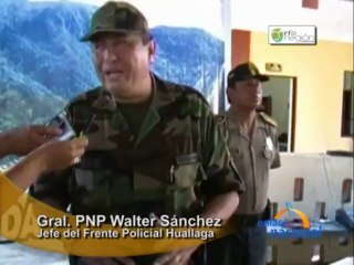 Pasco Policia confisca 152 kilos de droga en Pichis Palcazu