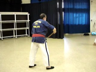 Explication du Gyakuté No Kata lors d'un stage pour professeurs de karaté à Toulouse