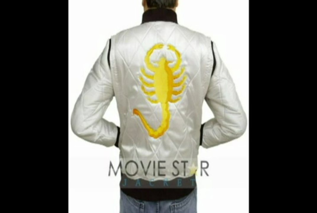 Ryan Gosling Drive Golden Scorpion Jacket - Moviestarjacket.com