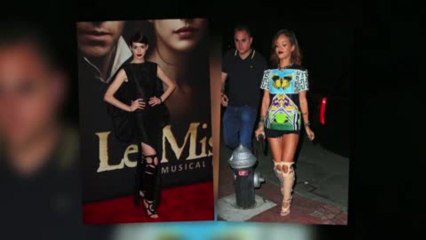 Rihanna porte les mêmes sandales osées qu'Anne Hathaway