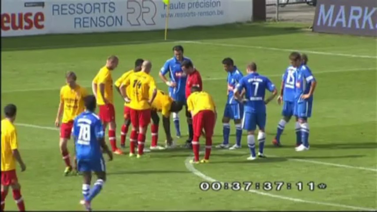2012-13 Vise - Tubize - half 1 - Emmanuel Franciose #15 blue