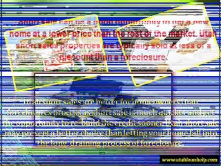 Utah Short Sales: Multiple Benefits