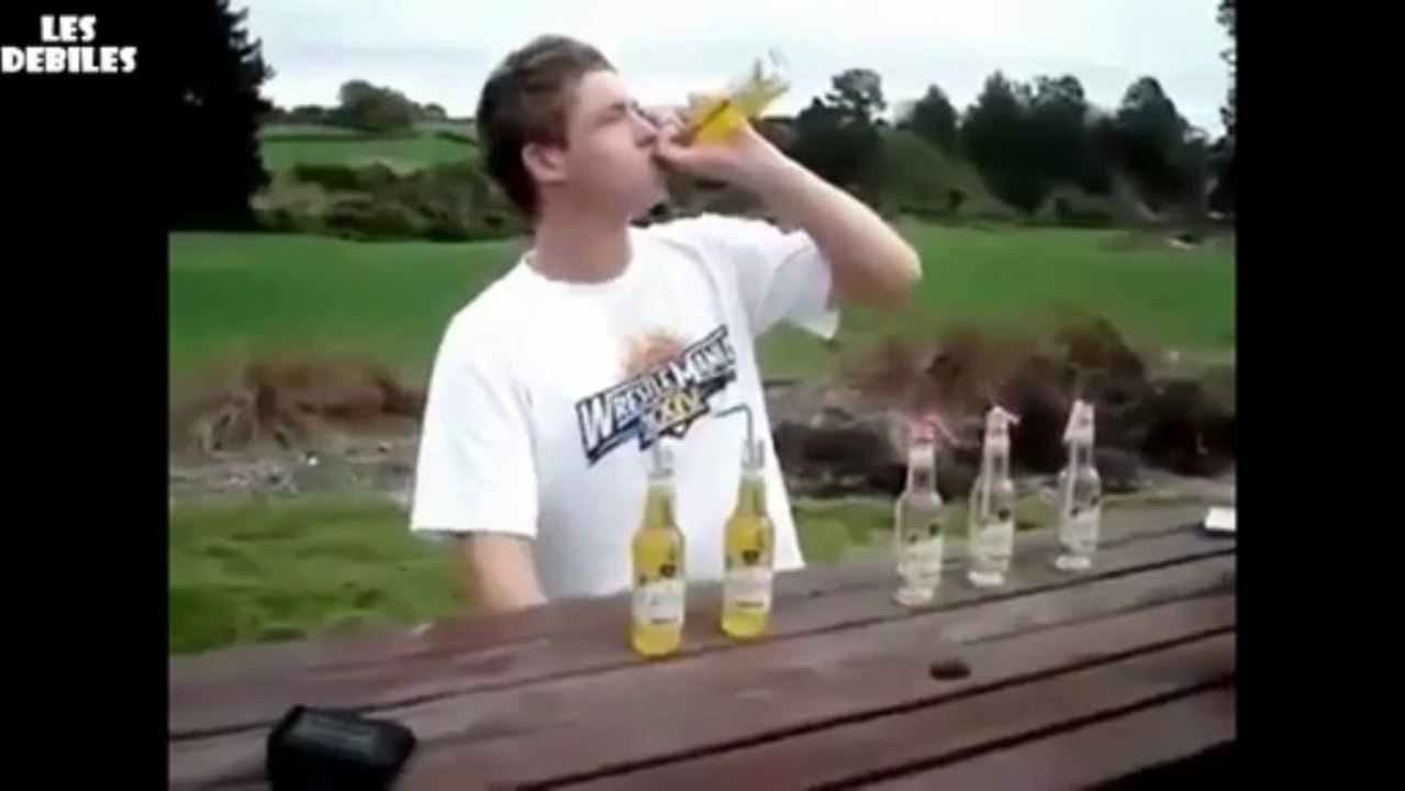 Boire 6 bières en moins de 6 minutes