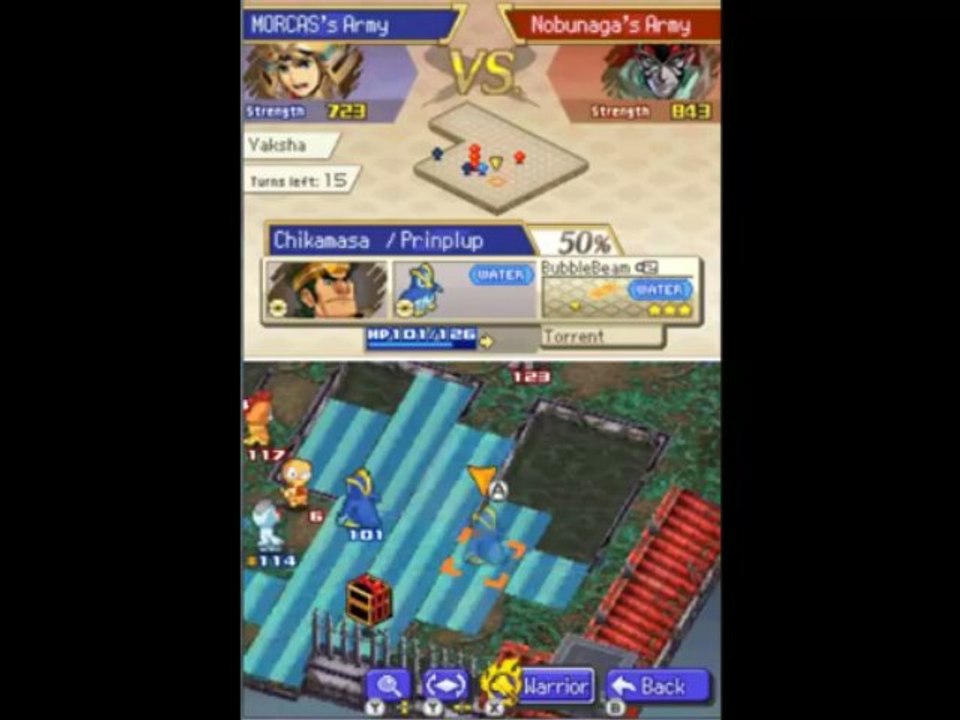 MORCAS test : pokémon conquest ( pokemon X nobunaga's ambition )