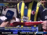 Rossio Meydanı'ndaki Fenerbahçe Taraftarlarıyla Röportajlar | Lizbon