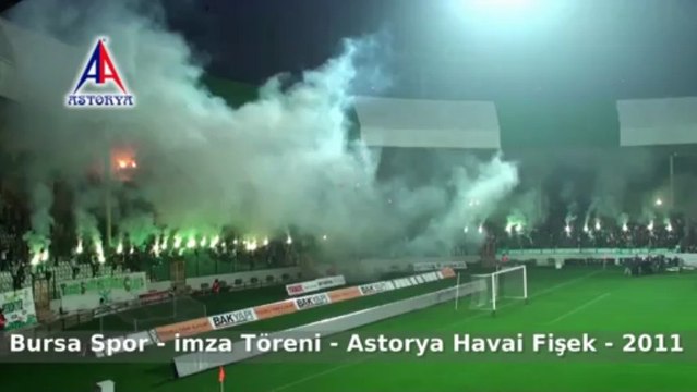 Bursa Spor İmza Töreni - Astorya Havai Fişek - 2011