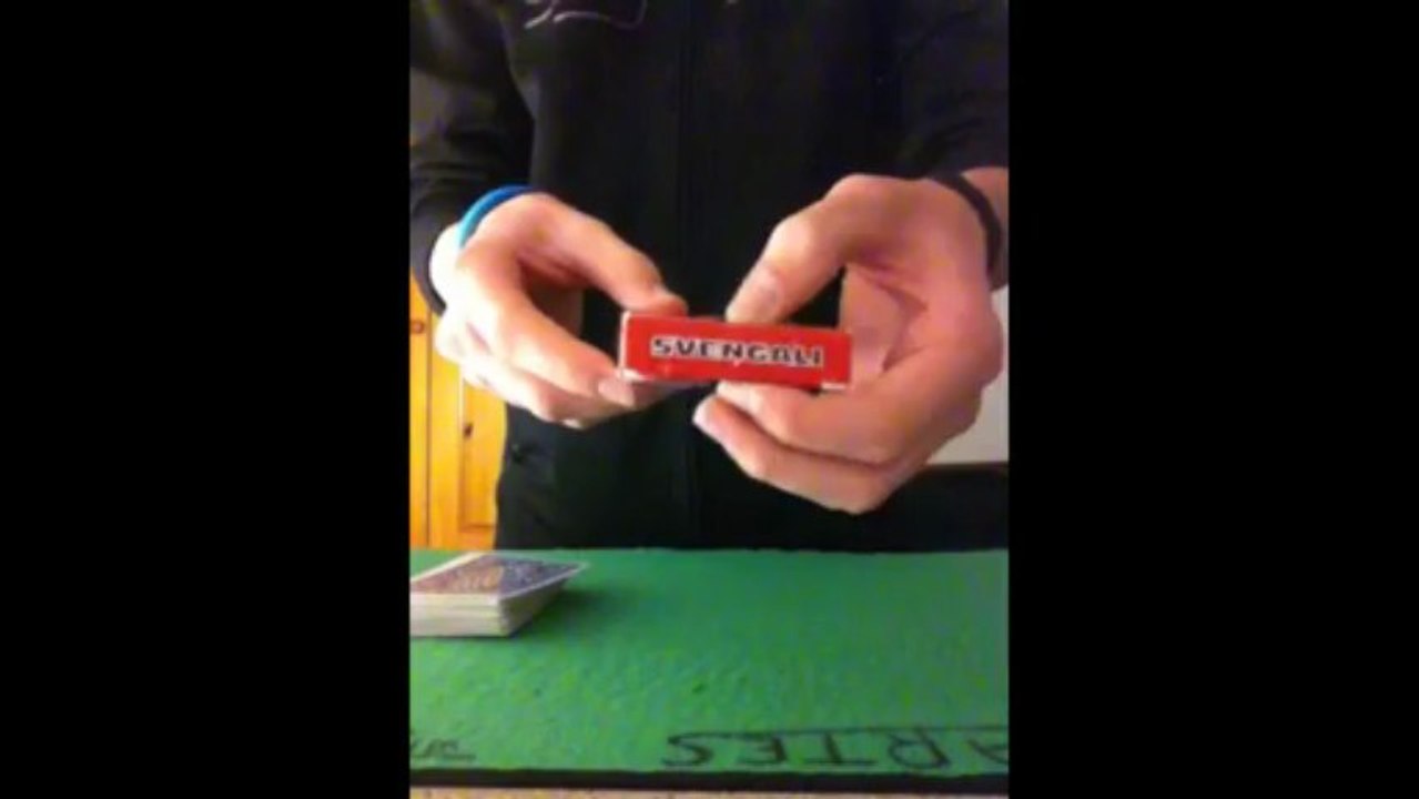 Tour de magie - cartes svengali