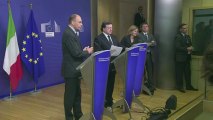 EU's Barroso meets Italian PM Enrico Letta