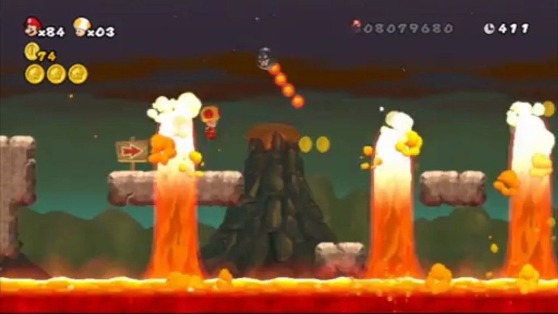 New Super Mario Bros. Wii - Monde 9 : Niveau 9-6 - Vidéo Dailymotion